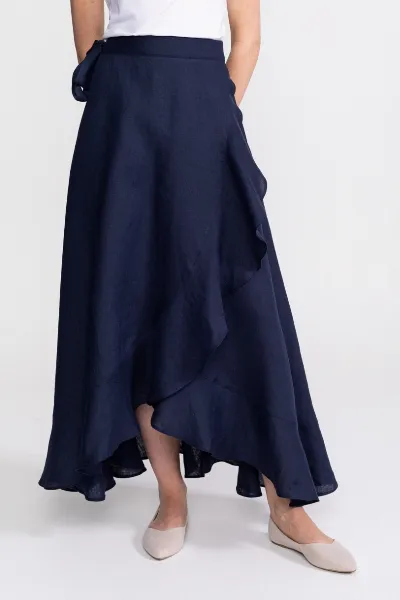 De IONESCU De IONESCU Damen vegan Rock Nera Marineblau