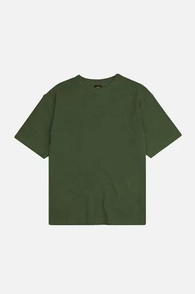 Trendsplant Trendsplant Essential Garment Heavyweight Oversized T-Shirt Kombu Green