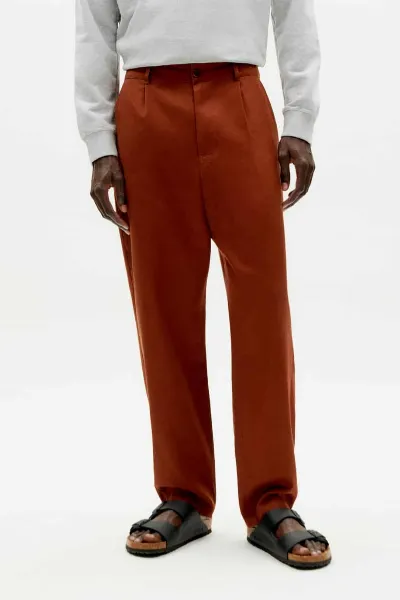 thinking mu Thinking MU Herren vegan Hose Moero Toasted Brown