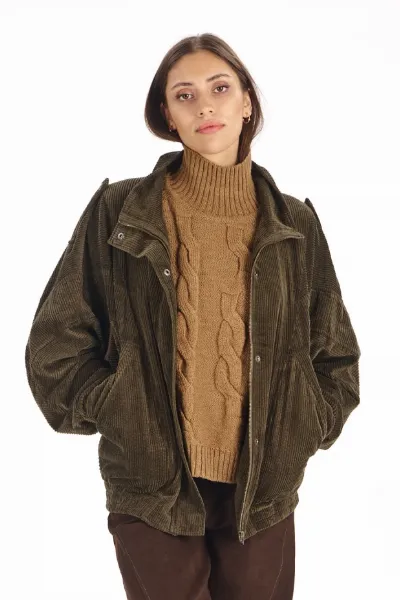 KOMODO KOMODO Damen vegan Jacke Hattie Khaki
