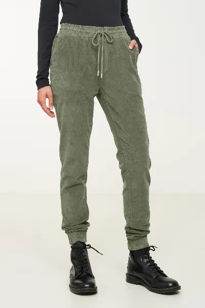 recolution Recolution Damen vegan Jogginghose Chino Chaiturus Khaki