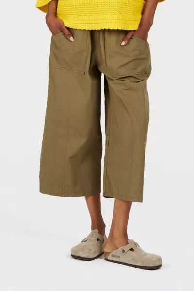 KOMODO KOMODO Damen vegan Hose Cleo Khaki