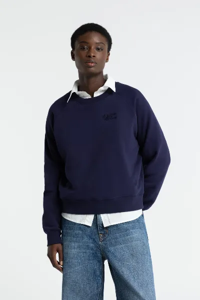 Kings Of Indigo Kings of Indigo Damen vegan Sweatshirt Tajima Dunkelblau