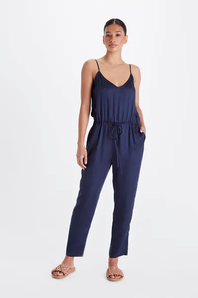 Neu Nomads Neu Nomads Damen vegan Jumpsuit Kordelzug Sydney Mitternacht