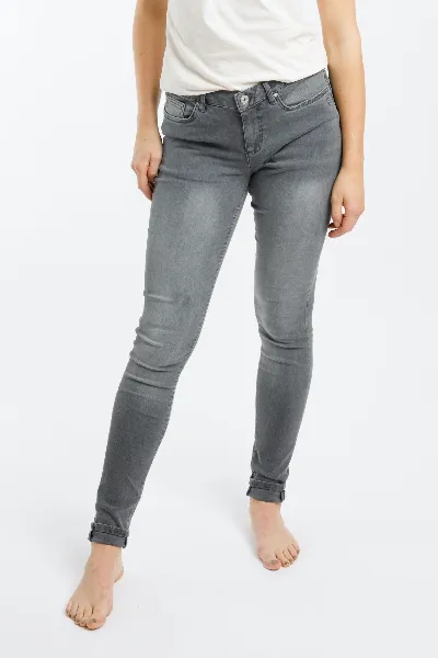 TORLAND TORLAND Damen vegan Skinny Jeans Rosa Grau