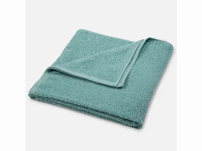 Living Crafts Living Crafts Bio-Badetuch BARI 140 x 70 cm, aqua haze