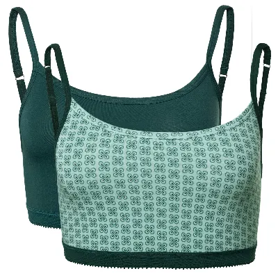 Living Crafts LIVING CRAFTS - Damen Bustier, 2er-Pack - Grün
