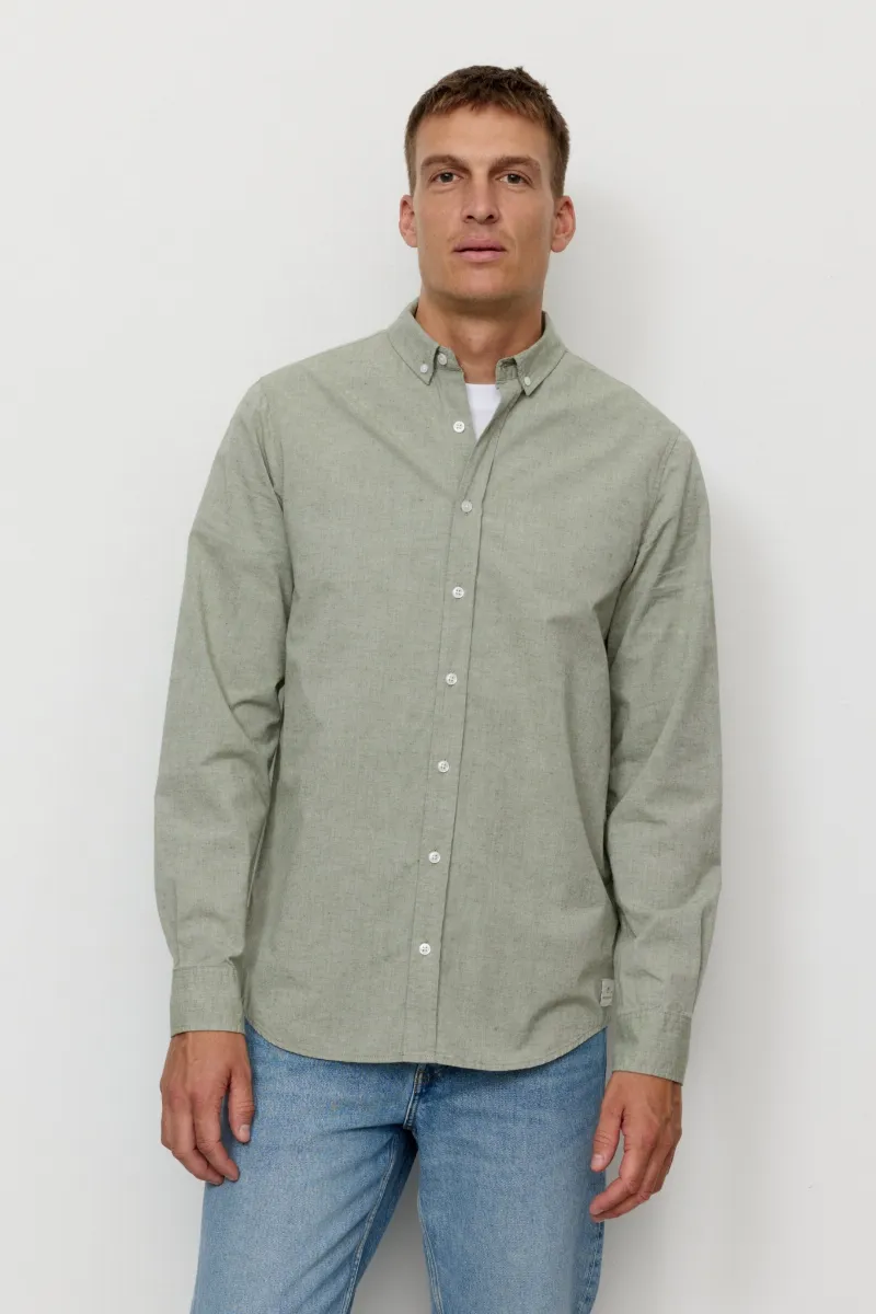recolution Recolution Herren vegan Hemd Corn Grün