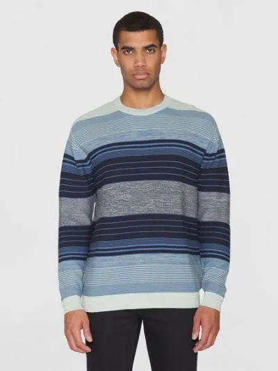 KnowledgeCotton Apparel KnowledgeCotton Apparel Strickpullover MULTICOLOR STRIPED aus Bio-Baumwolle