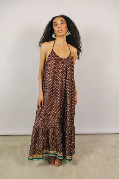 el.résidu el.résidu Damen vegan Kleid Myra Brown