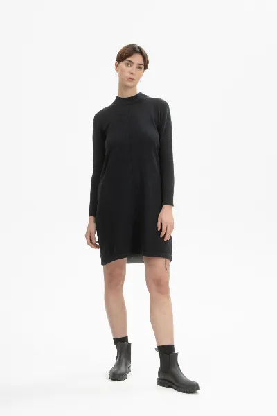 MELA MELA Damen vegan Kleid Basic Feinstrick Harleen