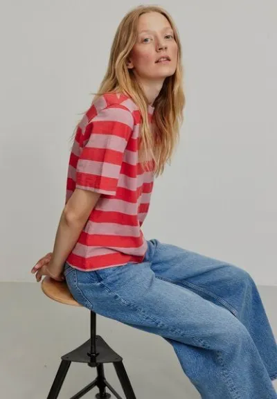 recolution Damen T-Shirt aus Bio-Baumwolle - AZOLLA STRIPES - recolution