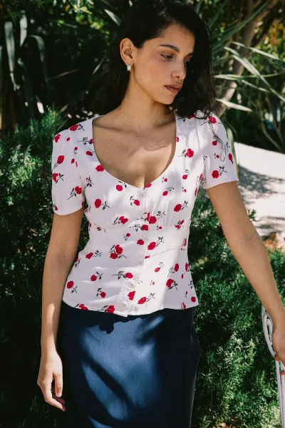 Avani Avani Damen vegan Bluse Althea