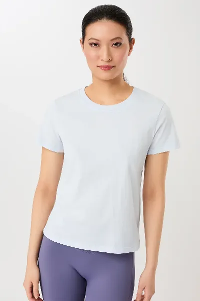 mandala MANDALA Damen vegan T-Shirt The Everyday Baby Blue