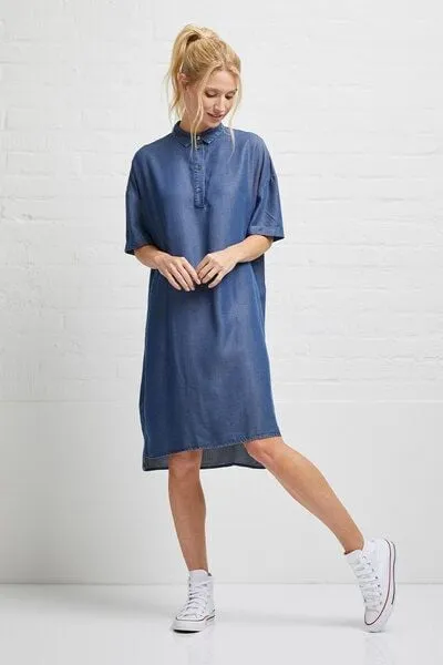 Wunderwerk Wunderwerk TENCEL denim shirt dress