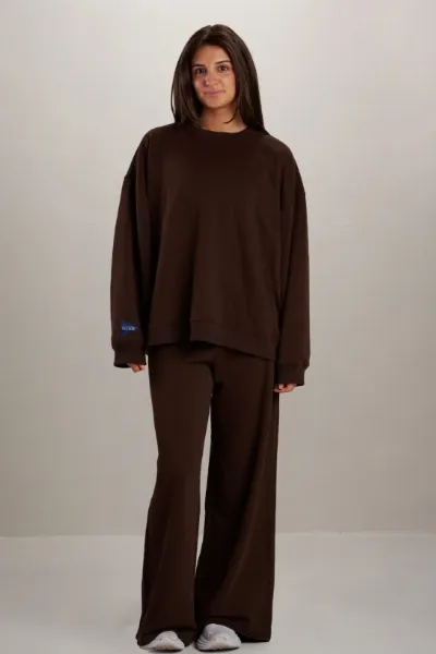 SEAAV SEAAV Damen vegan Lounge Set Dune Kaffeebohne