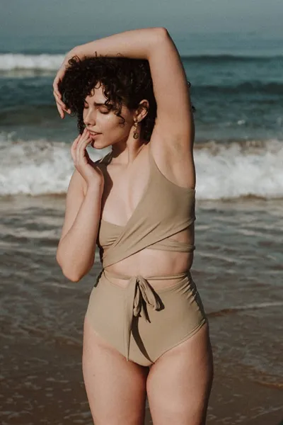 Anekdot Anekdot Damen vegan Core High Bikiniunterteil Mosaic