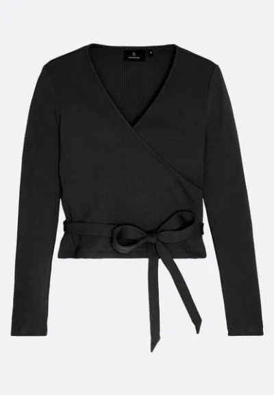 recolution Damen Rib Longsleeve aus Bio-Baumwolle Mix - ARONIA - recolution