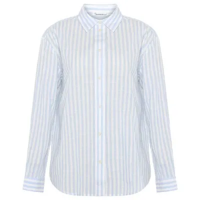 KnowledgeCotton Apparel KnowledgeCotton Apparel Langarm-Bluse Loose