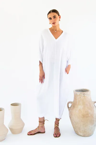 Neu Nomads Neu Nomads Damen vegan Kleid Kaftan Isla