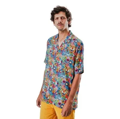 Brava Fabrics Brava Fabrics Kurzarm-Hemd Asis Percales