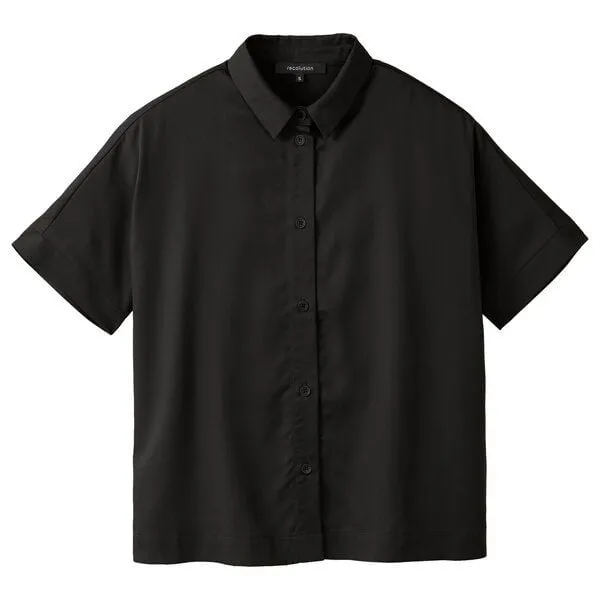 recolution recolution Kurzarm-Bluse LOTUS