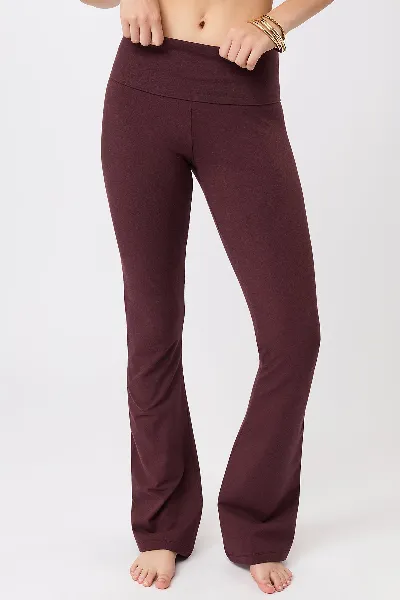 mandala MANDALA Damen vegan Hose Classic Rolldown Ruby