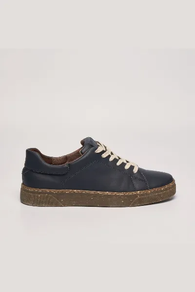 AGAZI AGAZI Herren vegan Sneaker Jacob Marineblau