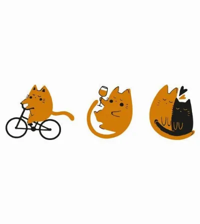Gary Mash GARY MASH Shirt Asheville Ich & meine Katze aus Biobaumwolle