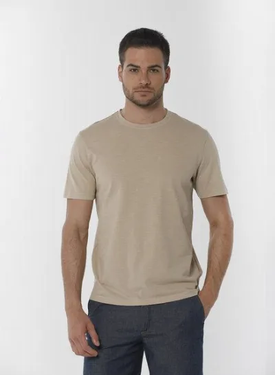 ORGANICATION ORGANICATION Natural Garment Dyed T-Shirt aus Bio-Baumwolle