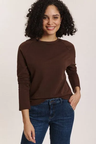 TRANQUILLO TRANQUILLO Sweater Harpaa aus GOTS-Bio-Baumwolle