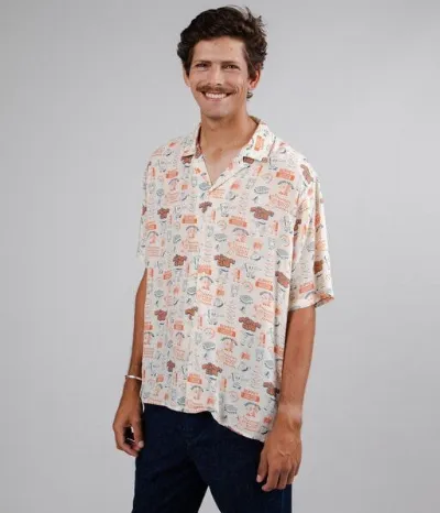 Brava Fabrics Brava Fabrics Kurzarm-Hemd Buffet Aloha