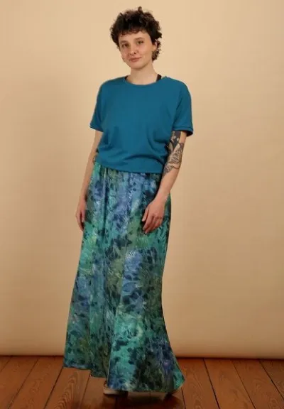Die rote Zora Die rote Zora Maxirock Aquamarin