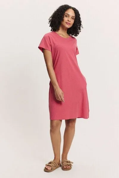 TRANQUILLO TRANQUILLO Jerseykleid Inoaa aus Biobaumwolle und Leinen ([1040001)