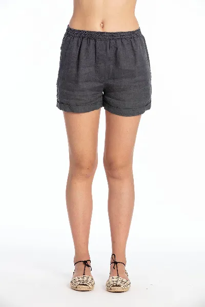 RAVENS VIEW IBIZA RAVENS VIEW IBIZA Damen vegan Shorts Creta Lava Blau