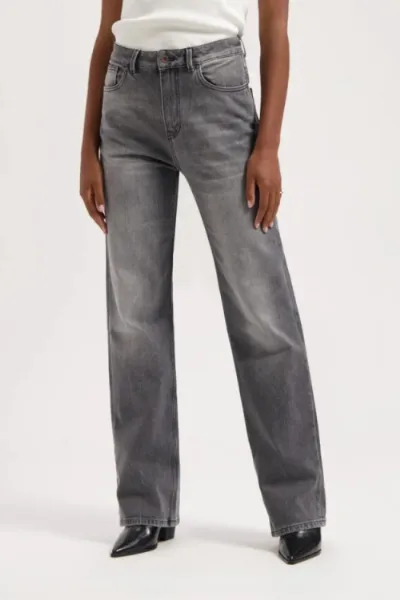 Kuyichi Kuyichi Damen vegan Jeans Izabella Straight Verblasst