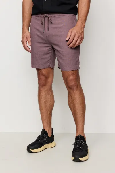 recolution Recolution Herren vegan Kurze Hose Curry Mystic Grape