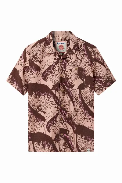 KOMODO KOMODO Herren vegan Shirt Spindrift Wave Print