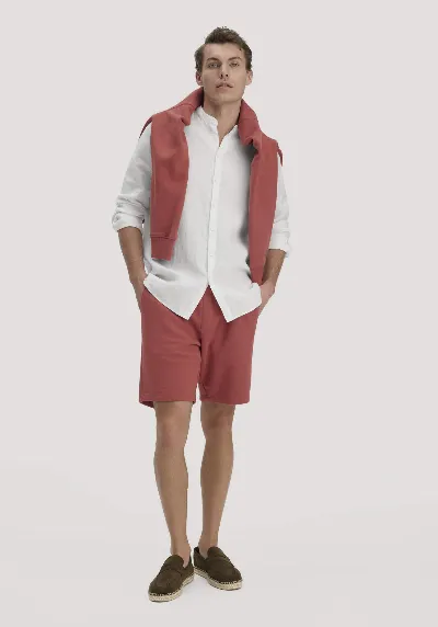 hessnatur hessnatur Herren Sweat Shorts TRIAS Relaxed BETTER RECYCLING aus Bio-Baumwolle - braun