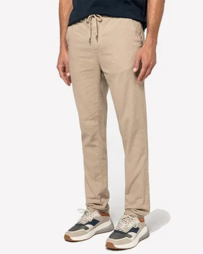 YTWOO YTWOO Leichte und Nachhaltige Herren Chinohose aus Leinen und Bio-Baumwolle