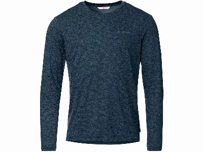 Vaude VAUDE Herren-Langarmshirt Essential mit Rundhalsausschnitt, dark sea uni,