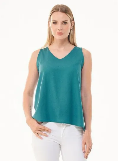 ORGANICATION ORGANICATION Ärmellose Bluse aus TENCEL Lyocell