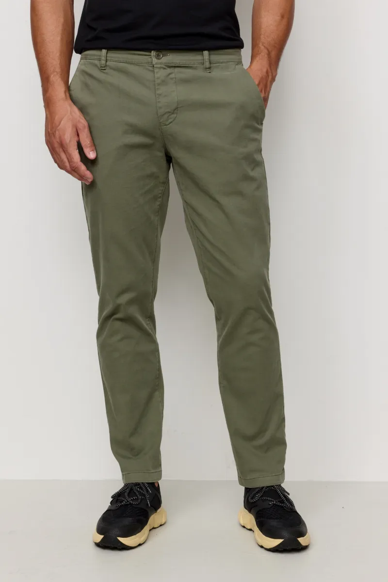 recolution Recolution Herren vegan Chinos Kelp Dunkel-Olive