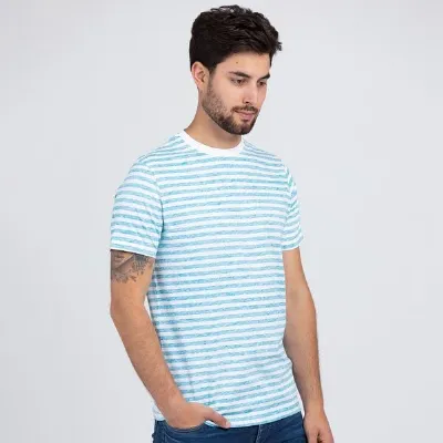 Lexi&Bö Lexi&Bö Inside Out - T-Shirt für Herren im Streifenlook