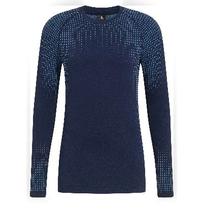 Odlo PERFORMANCE WARM BL TOP CREW NECK L/S
