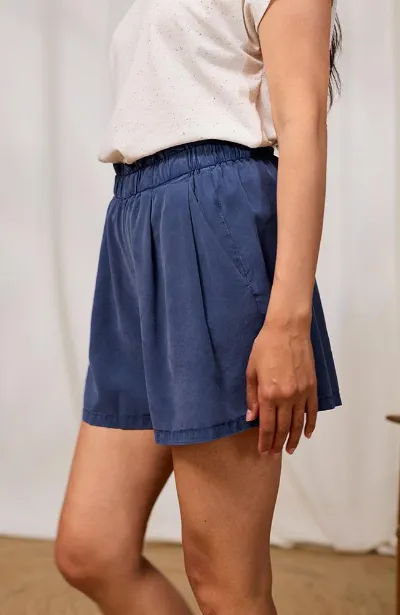 TWOTHIRDS TWOTHIRDS Damen vegan Shorts Calobra Blueberry