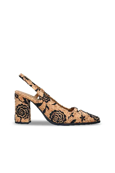 NAE NAE Damen vegan Pumps Lilou Brown