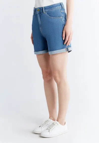 Evermind Evermind Women's Mom Shorts-WN3020