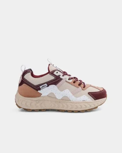 MoEa MoEa Sneakers Dune - Beige & Wine - Grapes
