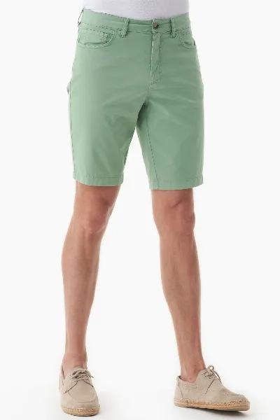 ORGANICATION ORGANICATION Herren vegan Shorts Regular-Fit Matcha Grün